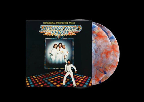 Bee Gees - Saturday Night Fever (Original Soundtrack) - Limited Red, Orange & Blue Marble Colored Vinyl 2LP (United Kingdom - Import, Limited Edition, Colored Vinyl, Red, Orange, Blue)