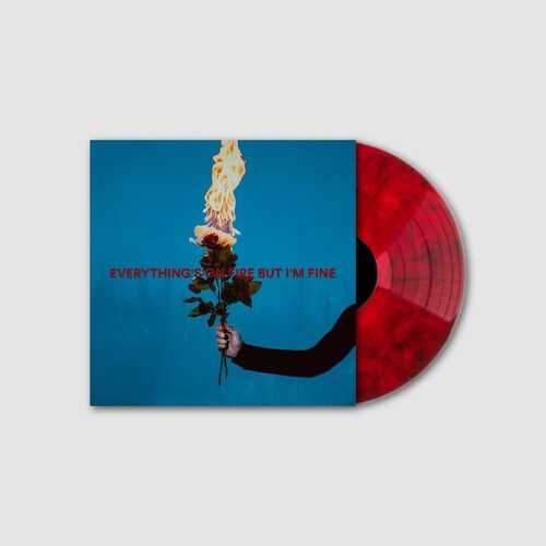 As December Falls - Everything's On Fire But I'm Fine LP (Explicit Lyrics, Colored Vinyl, Red)  (Preorder: Ships August 08, 2025)