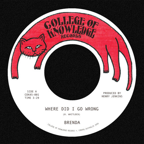 Brenda - Where Did I Go Wrong B/W Family LP