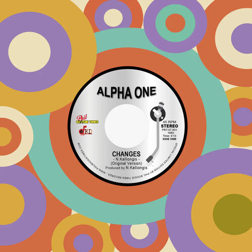 Alpha One - Changes (Original Version) / Changes (Instrumental) LP (Reissue)  (Preorder: Ships May 30, 2025)