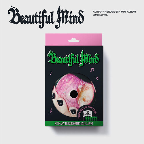 Xdinary Heroes - Beautiful Mind - Limited Edition - incl. 80pg Photobook, Flag, Welcome Envelope, Ticket + Bracelet, Photocard, Image Card + Tattoo Paper CD (Asia - Import, Limited Edition, Photo Book, Photo / Photo Card)