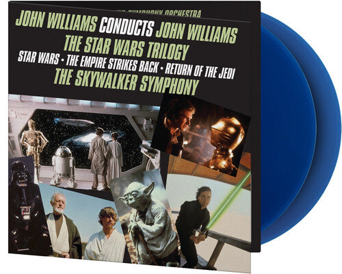 John Williams - John Williams Conducts John Williams: The Star Wars Trilogy 2LP (Colored Vinyl, Blue, Limited Edition)
