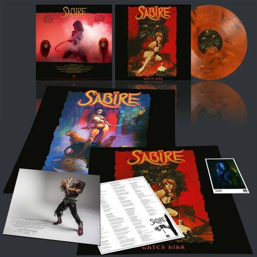 Sabire - Gates Ajar - Marbled LP (Colored Vinyl, Orange, Black)  (Preorder: Ships June 13, 2025)
