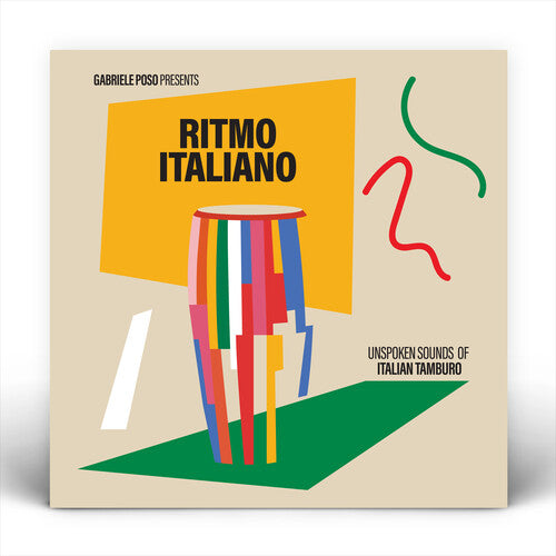 Gabriele Poso - Ritmo Italiano 'Unspoken Sounds of Italian Tamburo' LP (140 Gram Vinyl)