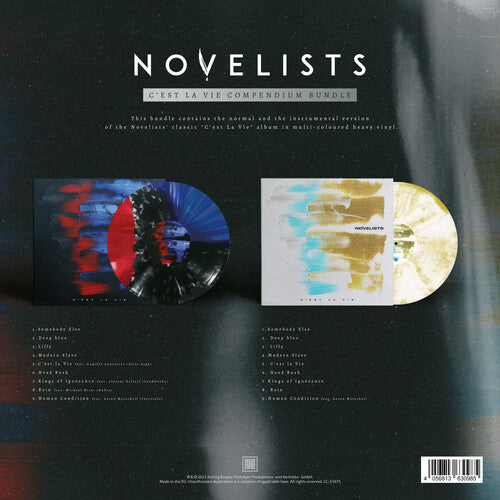 Novelists - C'est La Vie + Instrumental 2LP (Limited Edition, Colored Vinyl, Black, Red, Blue, Splatter)