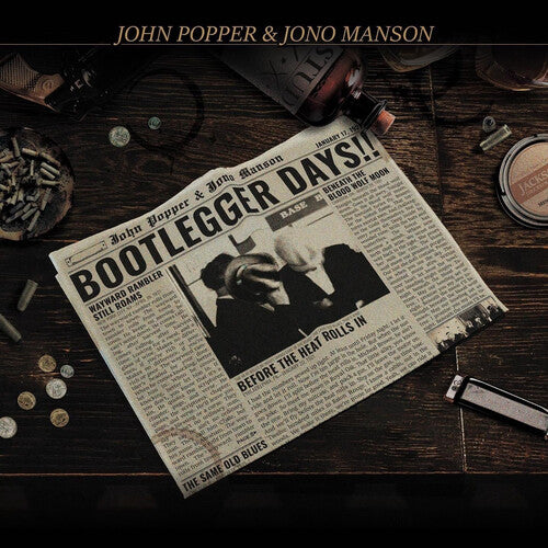 John Popper - Bootlegger Days!! LP (Colored Vinyl, Gold)