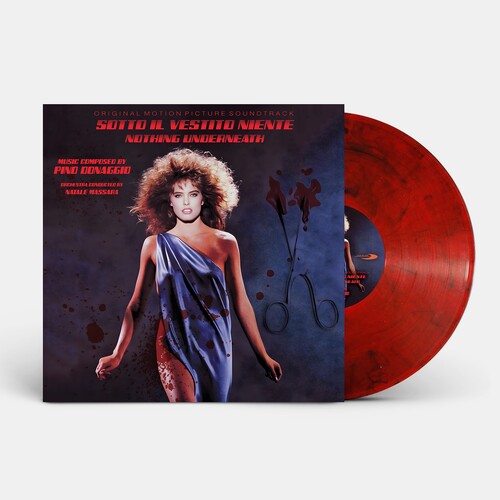 Pino Donaggio - Sotto Il Vestito Niente / Nothing Underneath (Original Soundtrack) - Marble Red Colored Vinyl LP (Italy - Import, Colored Vinyl, Red)  (Preorder: Ships May 23, 2025)