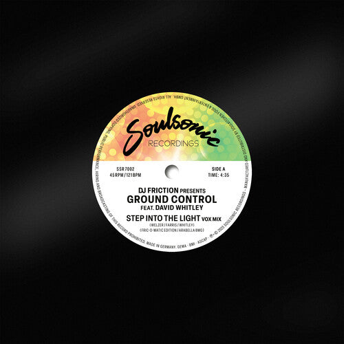DJ Friction Presents Ground Control - Step Into The Light LP (45 Rpm)