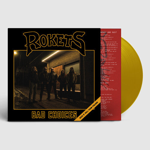 Rokets - Bad Choices LP (Limited Edition, Clear Vinyl, Yellow)