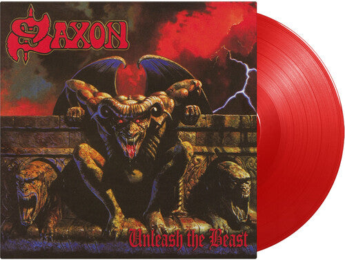 Saxon - Unleash The Beast - Limited 180-Gram Red Colored Vinyl LP (Holland - Import, Limited Edition, 180 Gram Vinyl, Colored Vinyl, Red)  (Preorder: Ships June 20, 2025)