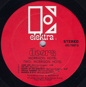 The Doors : Morrison Hotel (LP, Album, Mon)