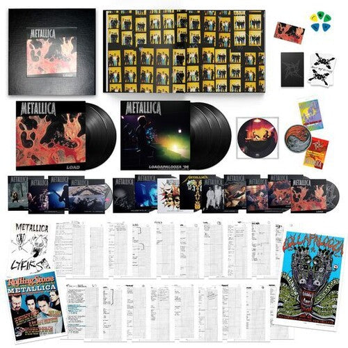 Metallica - Load   (Deluxe Box Set) 25LP (Explicit Lyrics, Deluxe Edition, Boxed Set, Limited Edition, Remastered, 180 Gram Vinyl, With Cd, With Dvd, Mp3 Download, Poster, Laminate, With Book, Guitar Pick, Card)