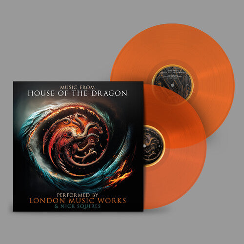 Music From House Of The Dragon - Orange Vinyl 2LP (United Kingdom - Import, Colored Vinyl, Orange)  (Preorder: Ships June 20, 2025)