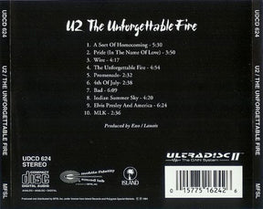 U2 : The Unforgettable Fire (CD, Album, Ltd, RE, RM, 24K)
