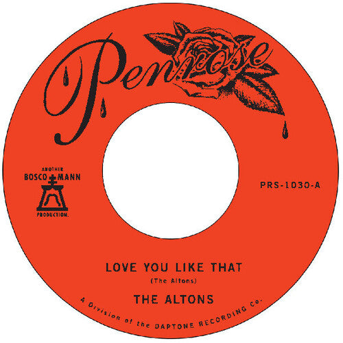 The Altons - Love You Like That / I Try I Try 7"