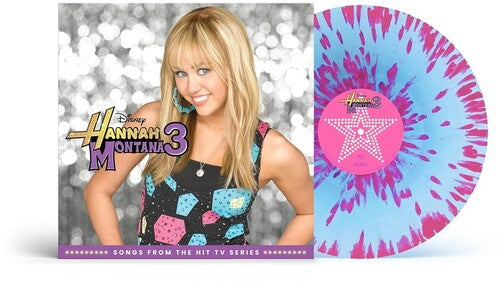 Miley Cyrus - Hannah Montana 3 LP (Original Soundtrack, Pink Splatter Colored Vinyl)