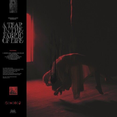 Knocked Loose - A Tear In The Fabric Of Life LP (Clear Red & Black Splatter Vinyl)