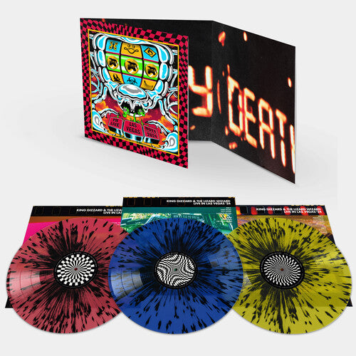King Gizzard & The Lizard Wizard - King Gizzard: Live In Las Vegas '24 3LP (Red, Yellow, & Blue Colored Vinyl, Gatefold LP Jacket)