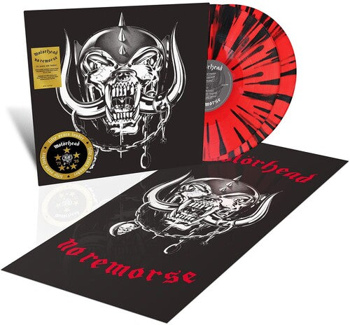Motorhead - No Remorse 2LP (Red & Black Splatter Colored Vinyl, 50th Anniversary Edition) (Preorder: Ships August 29, 2025)