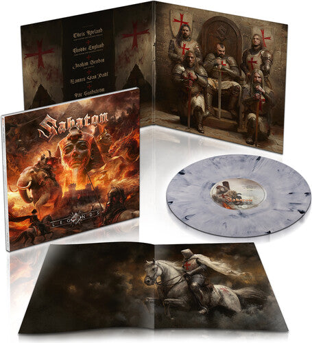Sabaton - Legends LP (Templars Edition) (White Colored Vinyl, 180 Gram Vinyl, Poster, Gatefold LP Jacket)
