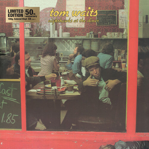 Tom Waits - Nighthawks at the Diner LP (Yellow Marble Colored Vinyl, 180 Gram Vinyl, Anniversary Edition, Gatefold Jacket)