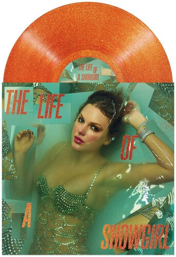 Taylor Swift - The Life of a Showgirl: Sweat and Vanilla Perfume Portofino LP (Orange Glitter Colored Vinyl)