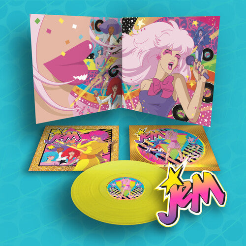 Jem And The Holograms - Jem And The Holograms LP (Deluxe Edition, Yellow Colored Vinyl, Bonus Tracks, Gatefold LP Jacket) (Preorder: Ships November 28, 2025)