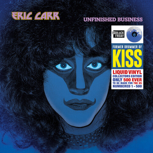 Eric Carr - Unfinished Business: The Liquid Vinyl Numbered Edition LP (RSD BF 2025 Exclusive)