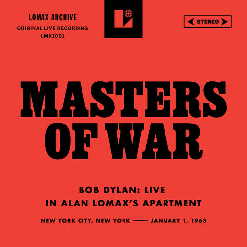 Bob Dylan - Masters of War 7" (Live in Alan Lomax's Apartment) (Preorder: Ships November 28, 2025)