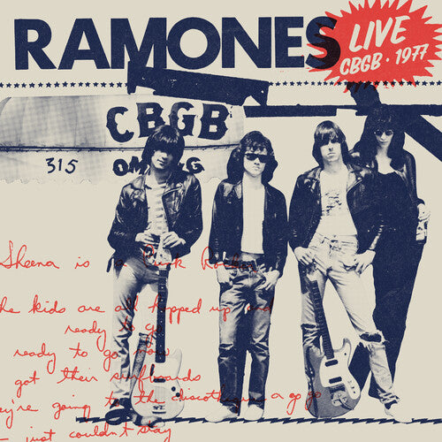The Ramones - Live at CBGB, 1977 LP (Red Colored Vinyl) (RSD BF 2025 Exclusive)
