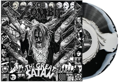 Rob Zombie - The Great Satan LP (Indie Exclusive, Black & White Colored Vinyl) (Preorder: Ships February 27, 2026)