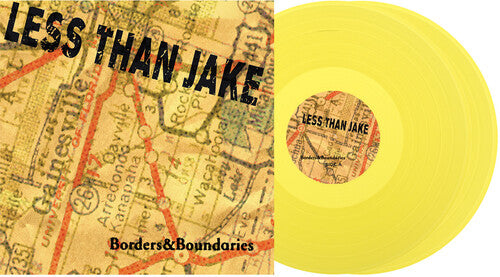 Less Than Jake - Borders & Boundaries 2LP (Yellow Colored Vinyl, 25th Anniversary Edition, Expanded Version)