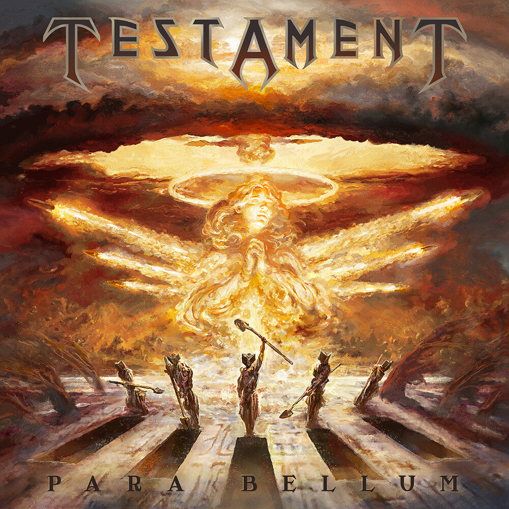 the album cover for Testament - Para Bellum [Clear Orange]