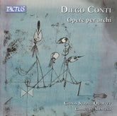 the album cover for Chaos String Quartet - Conti: Opere Per Archi