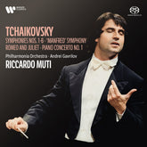 the album cover for Riccardo Muti  / Philharmonia Orchestra - Tchaikovsky: Symphonies 1-6, Manfred