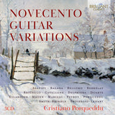 the album cover for Cristiano Porqueddu - Novecento Guitar Variations