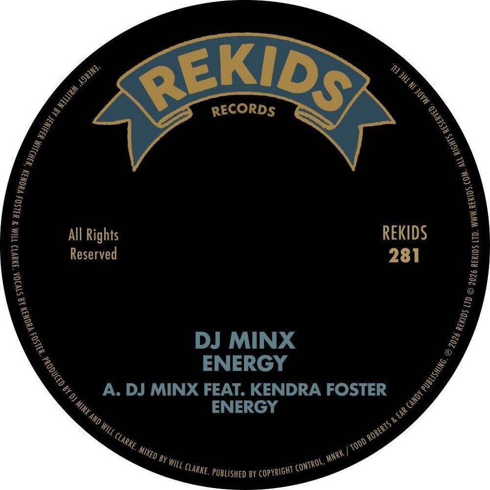 the album cover for DJ Minx - Energy