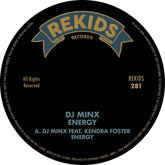 the album cover for DJ Minx - Energy