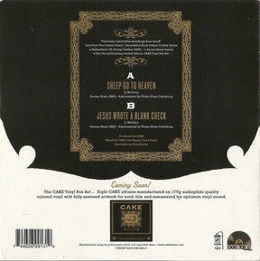 Cake : Sheep Go To Heaven / Jesus Wrote A Blank Check (7", RSD, Single, Ltd, Yel)