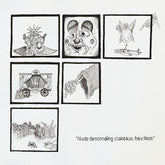the album cover for Teen Suicide - Nude Descending Staircase Headless