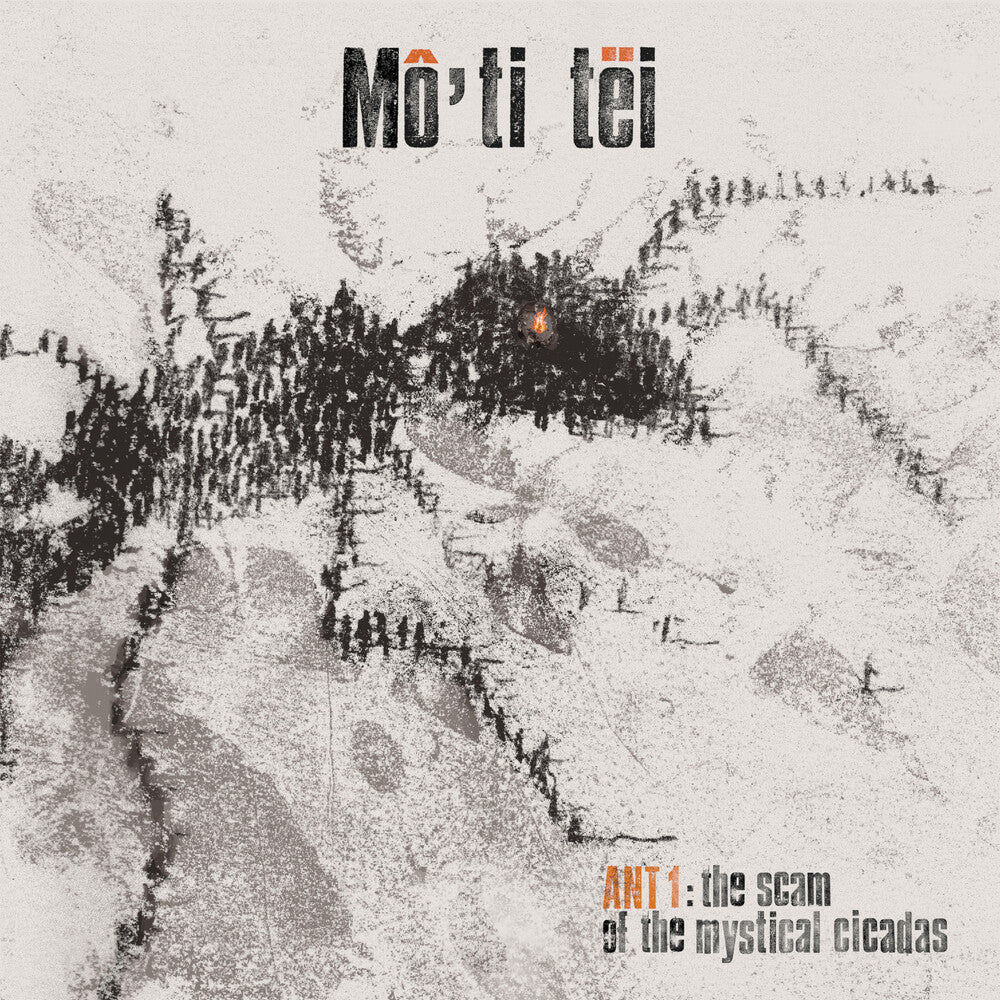 the album cover for Moti Tei - Ant1:The Scam Of The Mythical Cicadas