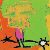 the album cover for Medeski Martin & Wood - Shack-Man [Fluorescent Green]