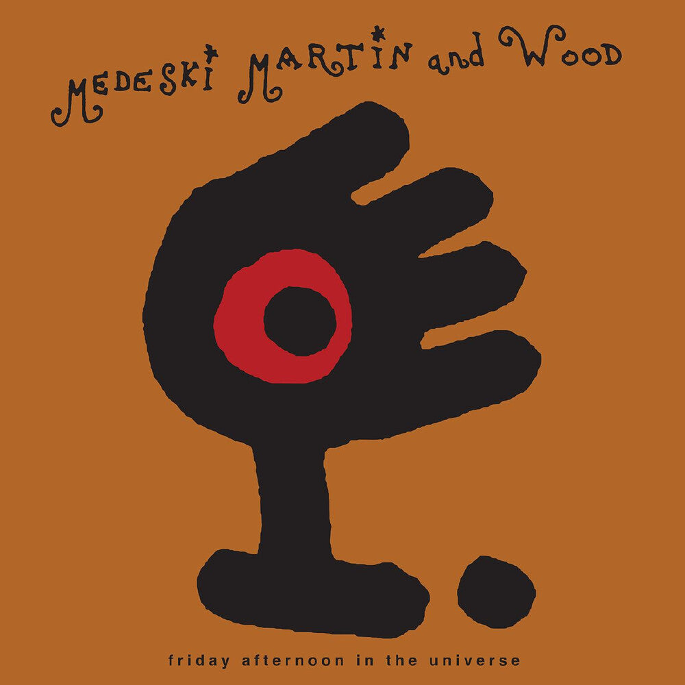 the album cover for Medeski Martin & Wood - Friday Afternoon In The Universe - Magenta [Colored Vinyl]