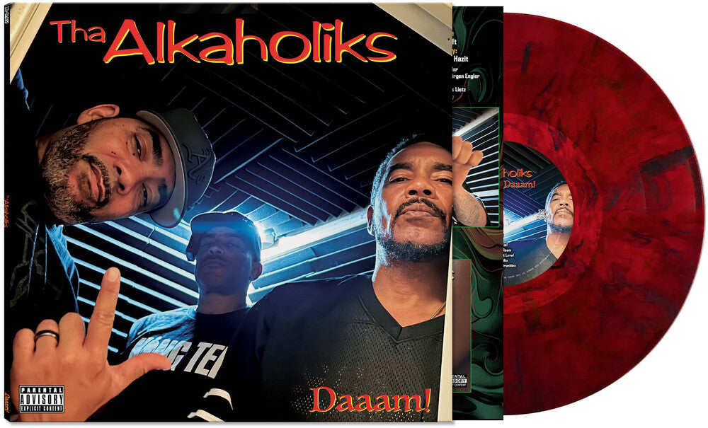 the album cover for Tha Alkaholiks - Daaam! [Red Marble]