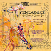the album cover for Charles Ives - Bears Sonic Journals Concordance: 150 Years Of Charles Ives