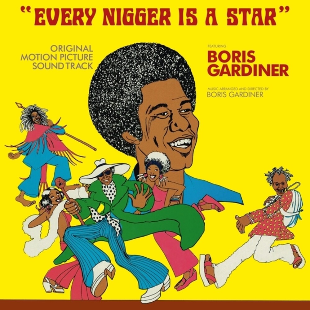 the album cover for Boris Gardiner - Every Ngger Is A Star