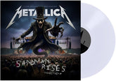 the album cover for Metallica - Sandman Rises [Indie Exclusive] [Colored Vinyl] [Limited Edition] [Indie Exclusive]