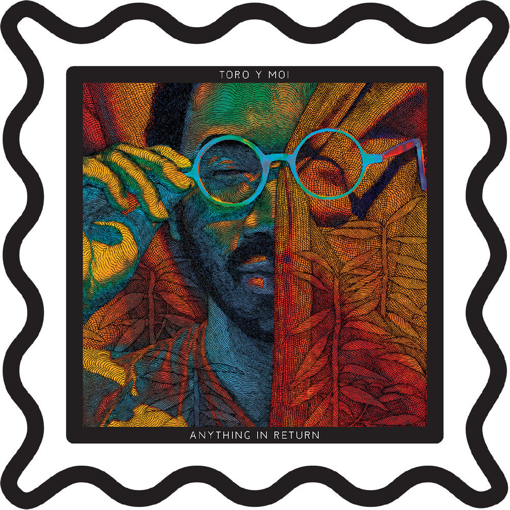 the album cover for Toro Y Moi - Anything In Return - Rose Quartz Eco Mix [Colored Vinyl]