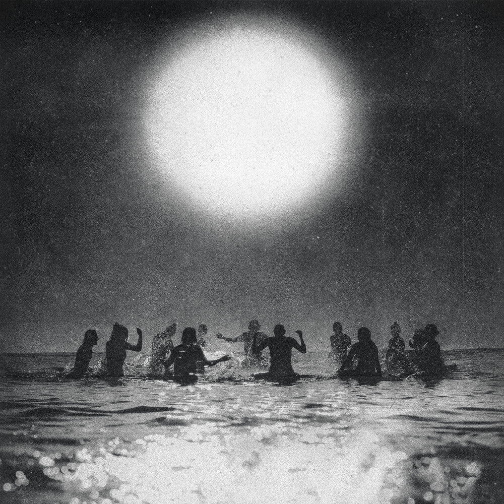 the album cover for Seahaven - Seahaven [Indie Exclusive Half White Half Electric Blue with Black Splatter]