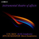 the album cover for Arte dei Suonatori - C.P.E. Bach: Berlin Syms I